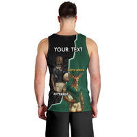 Personalised New Zealand And South Africa Rugby Men Tank Top 2024 All Black Springboks Mascots Together LT14 - Polynesian Pride
