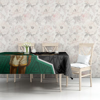 Personalised New Zealand And South Africa Rugby Tablecloth 2024 All Black Springboks Mascots Together LT14 - Polynesian Pride