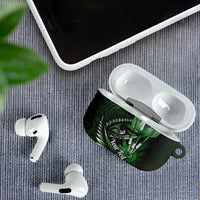 Personalised All Green New Zealand Darts AirPods Case Aoteroa Fern Maori Galaxy Style LT14 - Polynesian Pride