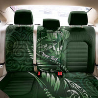 Personalised All Green New Zealand Darts Back Car Seat Cover Aoteroa Fern Maori Galaxy Style LT14 - Polynesian Pride