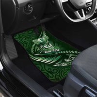Personalised All Green New Zealand Darts Car Mats Aoteroa Fern Maori Galaxy Style LT14 - Polynesian Pride
