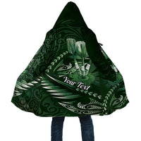 Personalised All Green New Zealand Darts Cloak Aoteroa Fern Maori Galaxy Style - Polynesian Pride