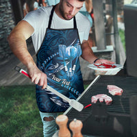 Personalised All Blue New Zealand Darts Apron Aoteroa Fern Maori Galaxy Style - Polynesian Pride