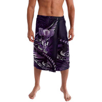 Personalised All Purple New Zealand Darts Lavalava Aoteroa Fern Maori Galaxy Style LT14 Purple - Polynesian Pride