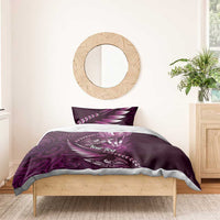 Personalised All Pink New Zealand Darts Bedding Set Aoteroa Fern Maori Galaxy Style LT14 - Polynesian Pride