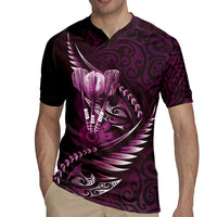 Personalised All Pink New Zealand Darts Rugby Jersey Aoteroa Fern Maori Galaxy Style LT14 - Polynesian Pride