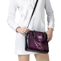 Personalised All Pink New Zealand Darts Shoulder Handbag Aoteroa Fern Maori Galaxy Style LT14 - Polynesian Pride