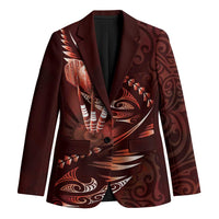 Personalised All Red New Zealand Darts Blazer Aoteroa Fern Maori Galaxy Style - Polynesian Pride