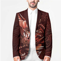 Personalised All Red New Zealand Darts Blazer Aoteroa Fern Maori Galaxy Style - Polynesian Pride