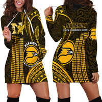 Hawaii Nanakuli High And Intermediate School Hoodie Dress Polynesian Kakau Pattern LT14 - Polynesian Pride