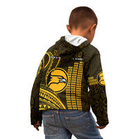 Hawaii Nanakuli High And Intermediate School Kid Hoodie Polynesian Kakau Pattern LT14 - Polynesian Pride