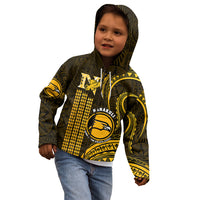 Personalised Hawaii Nanakuli High And Intermediate School Kid Hoodie Polynesian Kakau Pattern LT14 - Polynesian Pride
