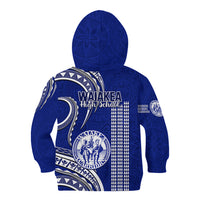 Hawaii Waiakea High School Kid Hoodie Polynesian Kakau Pattern LT14 - Polynesian Pride