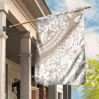 Polynesia Garden Flag Polynesian Tropical Flowers Begie Pastel Vibes LT14 House Flag Begie - Polynesian Pride