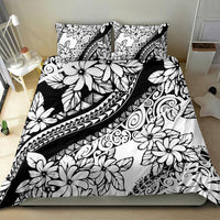 Polynesia Bedding Set Polynesian Tropical Flowers Black Pastel Vibes LT14 - Polynesian Pride