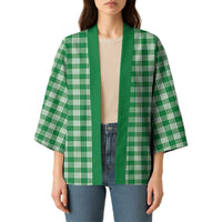 Purple Japanese Palaka Pride Kimono - Polynesian Pride