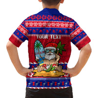 Custom Guam Christmas Family Matching Tank Maxi Dress and Hawaiian Shirt Guaman Santas Felis Pasgua LT14 - Polynesian Pride