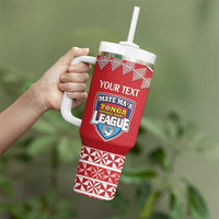 Custom Mate Maa Tonga Tumbler With Handle 2024 Go Champions