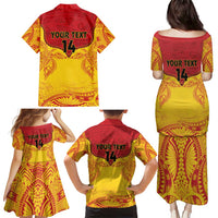 Papua New Guinea Rugby Custom Family Matching Puletasi and Hawaiian Shirt Go Kumuls PNG - Polynesian Pattern LT14 - Polynesian Pride