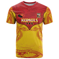 Papua New Guinea Rugby Custom T Shirt Go Kumuls PNG - Polynesian Pattern