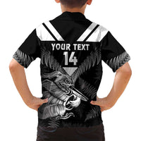 Aotearoa Silver Fern Rugby Custom Family Matching Puletasi and Hawaiian Shirt 2024 Go Kiwi LT14 - Polynesian Pride