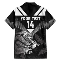 Aotearoa Silver Fern Rugby Custom Family Matching Short Sleeve Bodycon Dress and Hawaiian Shirt 2024 Go Kiwi LT14 - Polynesian Pride