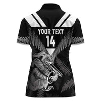 Aotearoa Silver Fern Rugby Custom Women Polo Shirt 2024 Go Kiwi