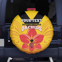 Orchids PNG Rugby Custom Spare Tire Cover Go Champions Papua New Guinea LT14 - Polynesian Pride