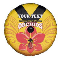 Orchids PNG Rugby Custom Spare Tire Cover Go Champions Papua New Guinea LT14 - Polynesian Pride