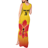 Orchids PNG Rugby Custom Tank Maxi Dress Go Champions Papua New Guinea LT14 - Polynesian Pride
