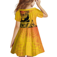 Marquesas Islands Family Matching Off Shoulder Maxi Dress and Hawaiian Shirt Marquesan Matatiki Fish Hook Patutiki LT14 - Polynesian Pride
