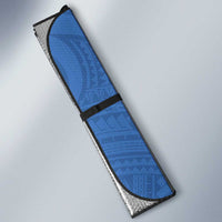 New Zealand Chatham Islands Auto Sun Shade Wharekauri Forget Me Not With Black Robin - Polynesian Pride