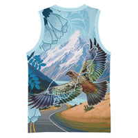 New Zealand South Island Basketball Jersey Te Waipounamu Aoraki Kea Bird LT14 - Polynesian Pride