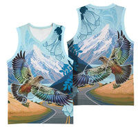 New Zealand South Island Basketball Jersey Te Waipounamu Aoraki Kea Bird LT14 - Polynesian Pride