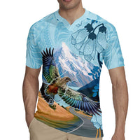 New Zealand South Island Rugby Jersey Te Waipounamu Aoraki Kea Bird LT14 - Polynesian Pride