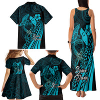 Polynesia World Ovarian Cancer Day Family Matching Tank Maxi Dress and Hawaiian Shirt You Matter Polynesian Women LT14 - Polynesian Pride