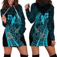 Polynesia World Ovarian Cancer Day Hoodie Dress You Matter Polynesian Women LT14 - Polynesian Pride