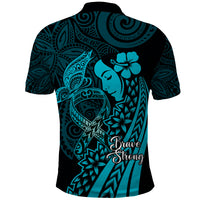 Polynesia World Ovarian Cancer Day Polo Shirt You Matter Polynesian Women