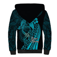 Polynesia World Ovarian Cancer Day Sherpa Hoodie You Matter Polynesian Women LT14 - Polynesian Pride