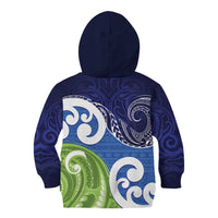 Southland New Zealand Kid Hoodie Maori Koru Flag Color LT14 - Polynesian Pride
