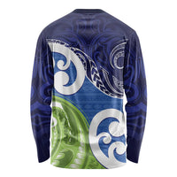 Southland New Zealand Long Sleeve Shirt Maori Koru Flag Color LT14 - Polynesian Pride