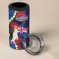 Southland Anniversary Day 4 in 1 Can Cooler Tumbler Murihiku 1861 Maori Bird Mix Pohutukawa LT14 - Polynesian Pride