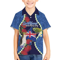 Southland Anniversary Day Hawaiian Shirt Murihiku 1861 Maori Bird Mix Pohutukawa LT14 - Polynesian Pride