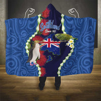 Southland Anniversary Day Hooded Blanket Murihiku 1861 Maori Bird Mix Pohutukawa LT14 - Polynesian Pride