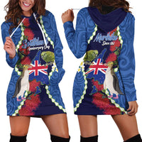 Southland Anniversary Day Hoodie Dress Murihiku 1861 Maori Bird Mix Pohutukawa LT14 - Polynesian Pride