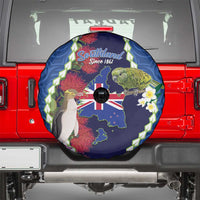 Southland Anniversary Day Spare Tire Cover Murihiku 1861 Maori Bird Mix Pohutukawa LT14 - Polynesian Pride