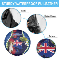 Southland Anniversary Day Spare Tire Cover Murihiku 1861 Maori Bird Mix Pohutukawa LT14 - Polynesian Pride