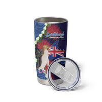 Southland Anniversary Day Tumbler Cup Murihiku 1861 Maori Bird Mix Pohutukawa LT14 - Polynesian Pride