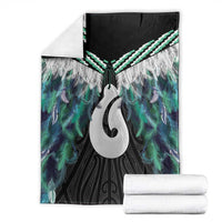 Aotearoa Korowai Motif Blanket Hei Matau Poutama Maori Pattern