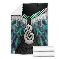Aotearoa Korowai Motif Blanket Hei Manaia Poutama Maori Pattern